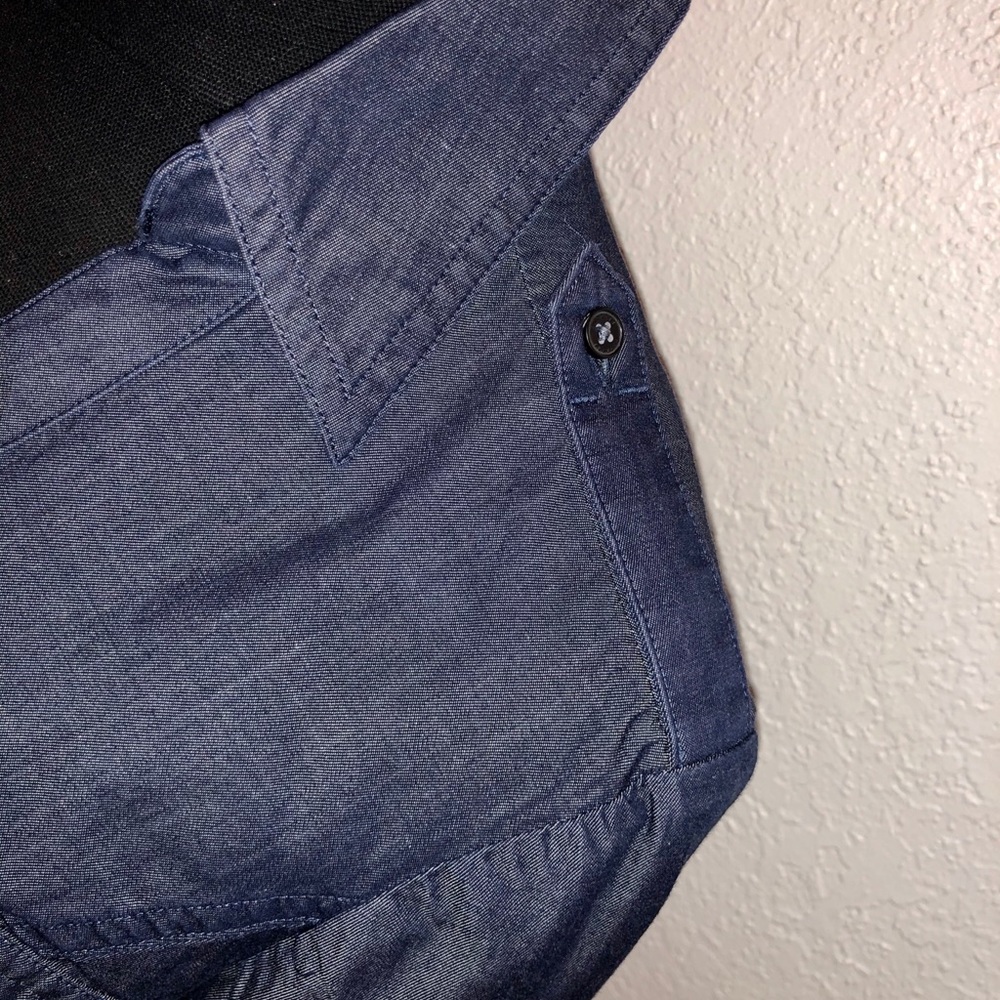 Express Denim Button Down - Picture 3 of 8